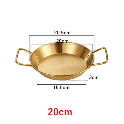 Royallure Stainless Steel Cooking Pot with Double Handle – Induction Compatible Frying Pan, Elegant Design, Multiple Sizes Available 9