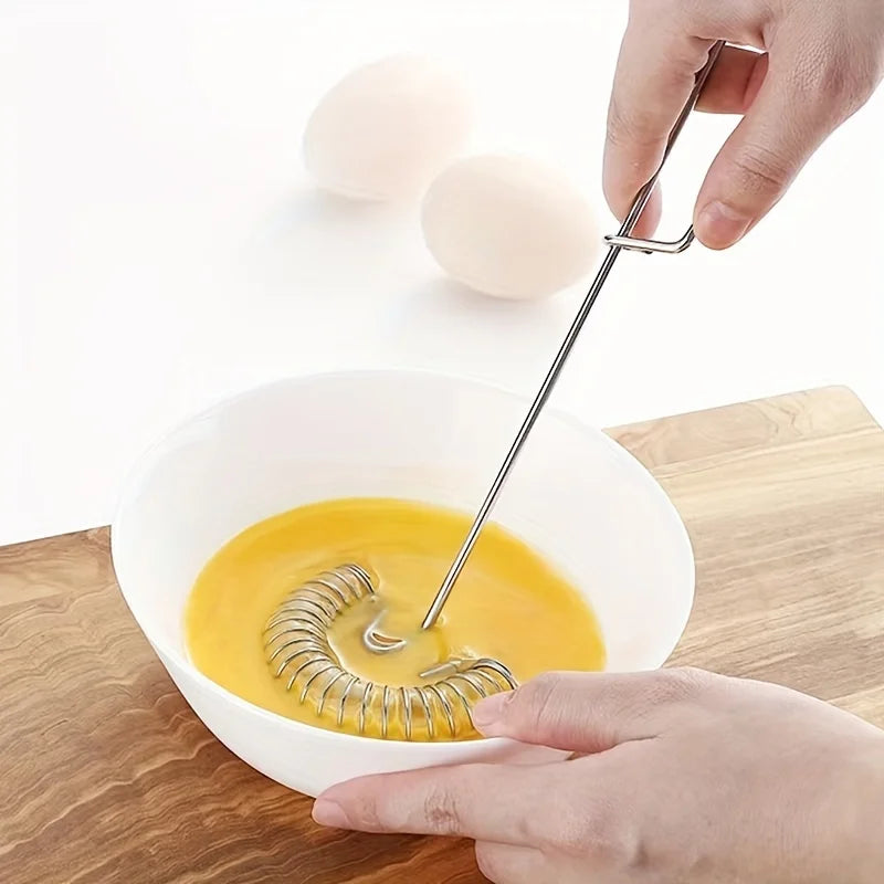 Royallure Stainless Steel Mini Whisk - Handheld Egg Whisk for Effortless Mixing and Frothing, Compact Kitchen Tool 0