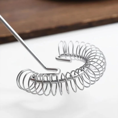 Royallure Stainless Steel Mini Whisk - Handheld Egg Whisk for Effortless Mixing and Frothing, Compact Kitchen Tool 1