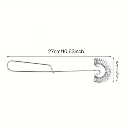 Royallure Stainless Steel Mini Whisk - Handheld Egg Whisk for Effortless Mixing and Frothing, Compact Kitchen Tool 2