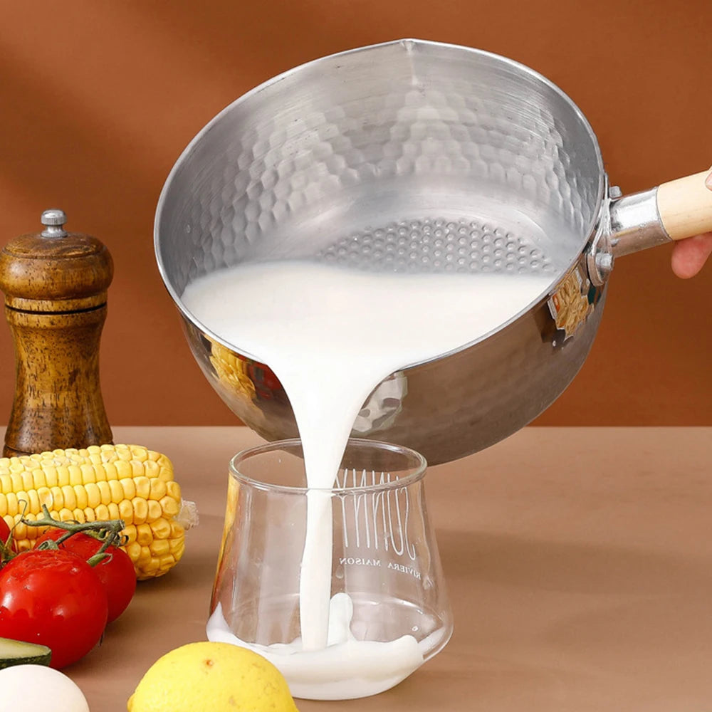 Royallure Stainless Steel Soup Pot with Wooden Handle – Big Non-Stick Soup Pan for Versatile Kitchen Use 2