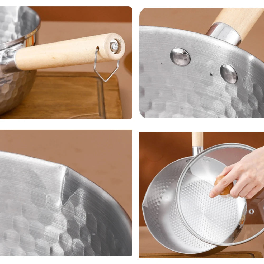 Royallure Stainless Steel Soup Pot with Wooden Handle – Big Non-Stick Soup Pan for Versatile Kitchen Use 3