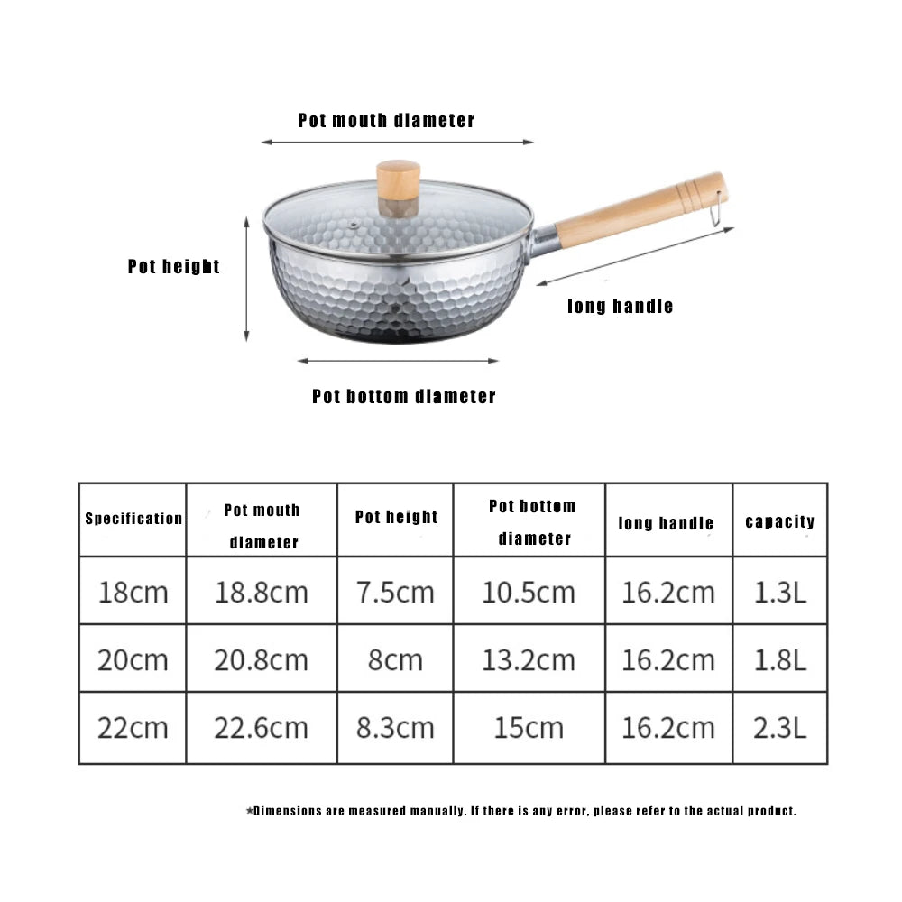 Royallure Stainless Steel Soup Pot with Wooden Handle – Big Non-Stick Soup Pan for Versatile Kitchen Use 4
