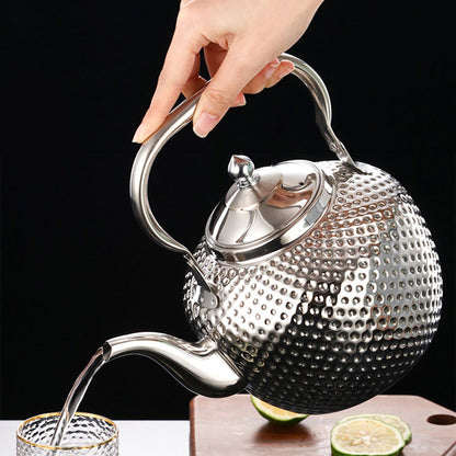 Royallure Stainless Steel Tea Kettle with Ergonomic Handle & Tea Strainer 1
