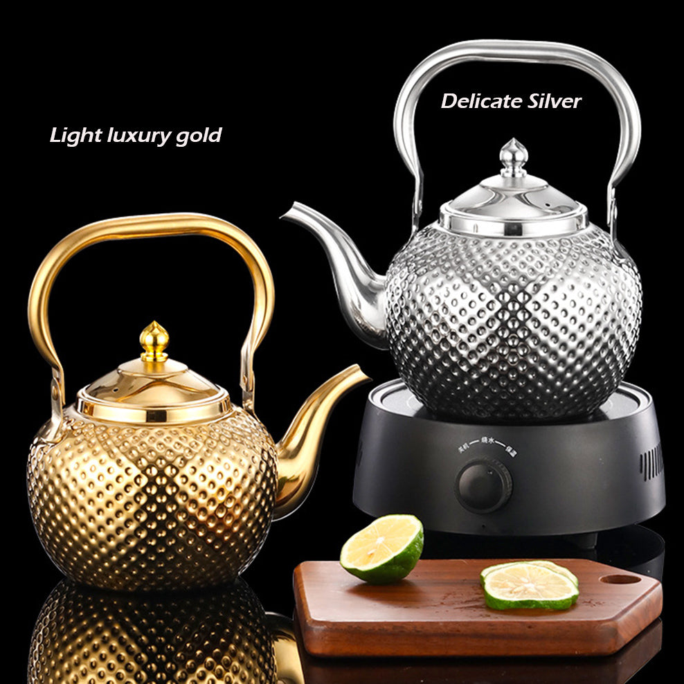 Royallure Stainless Steel Tea Kettle with Ergonomic Handle & Tea Strainer 2