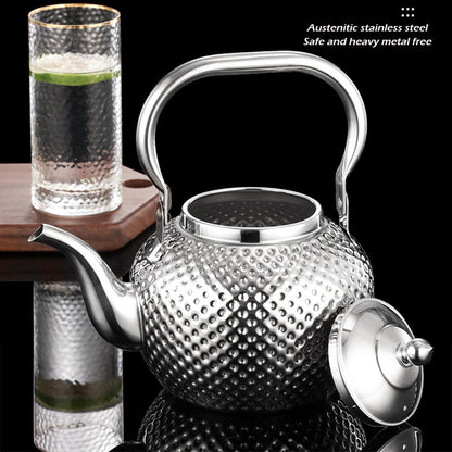 Royallure Stainless Steel Tea Kettle with Ergonomic Handle & Tea Strainer 4