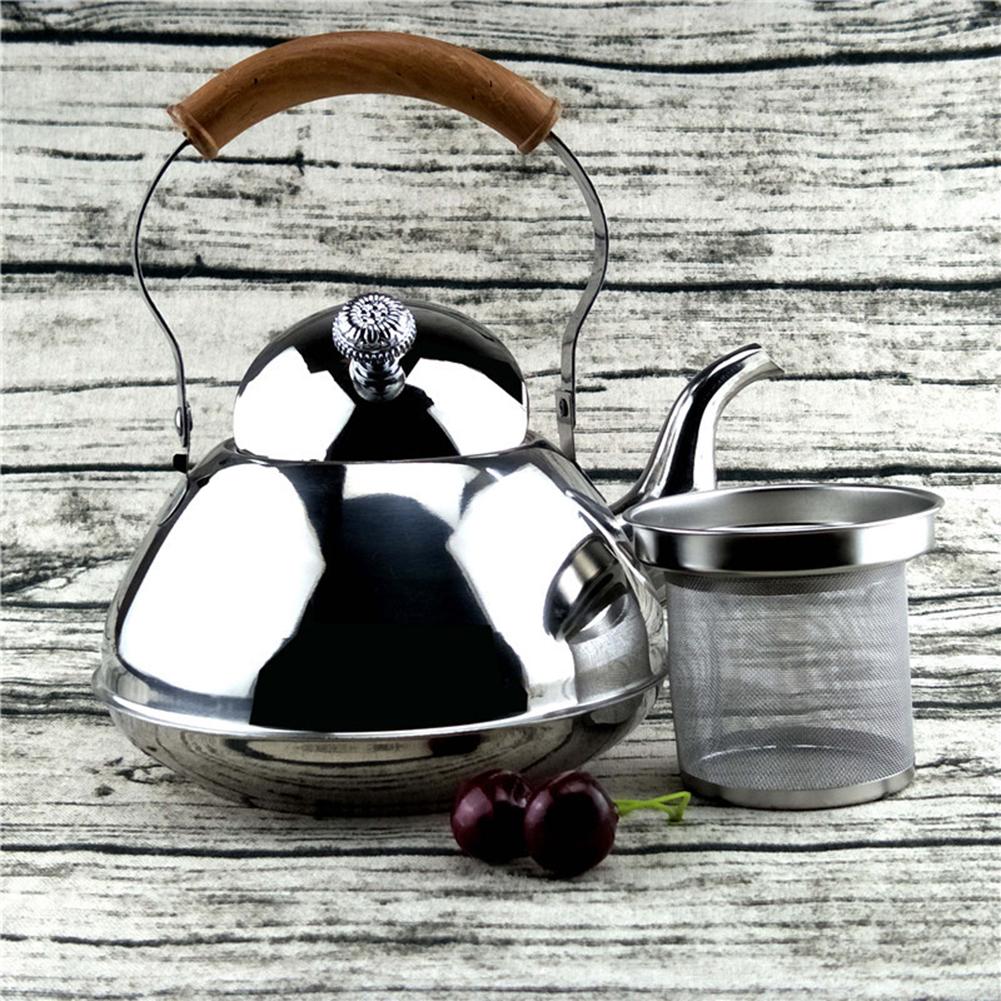 Royallure Stainless Steel Whistling Tea Kettle, Ergonomic Handle, 50oz & 70oz Options 2
