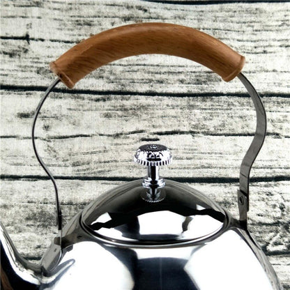 Royallure Stainless Steel Whistling Tea Kettle, Ergonomic Handle, 50oz & 70oz Options 5
