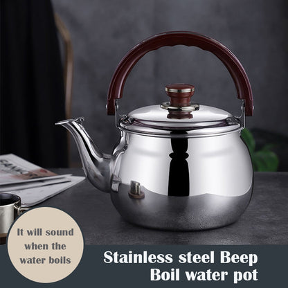 Royallure Stainless Steel Whistling Tea Kettle with Ergonomic Handle and Large Capacity 2