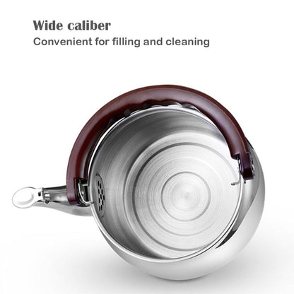 Royallure Stainless Steel Whistling Tea Kettle with Ergonomic Handle and Large Capacity 5