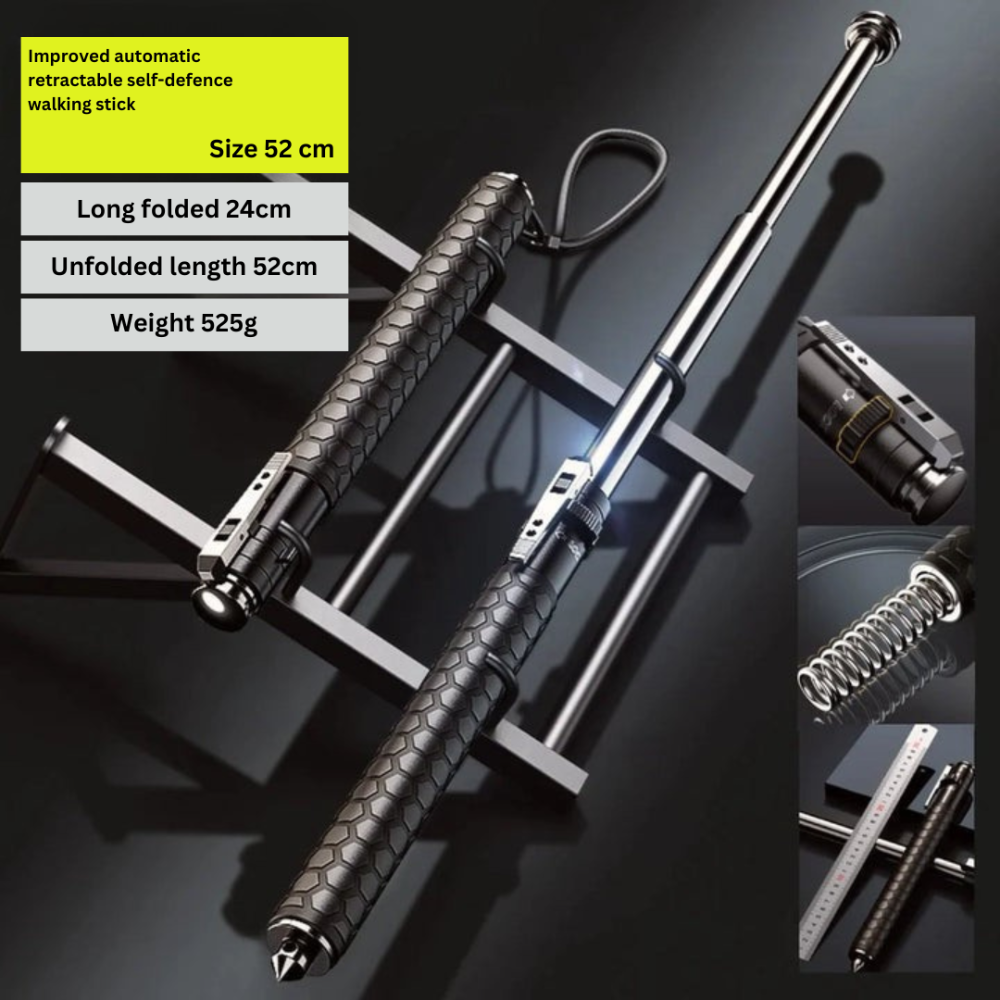 Royallure Telescopic Hiking Pole - Durable Alloy Trekking Stick with Anti-Slip Grip 3