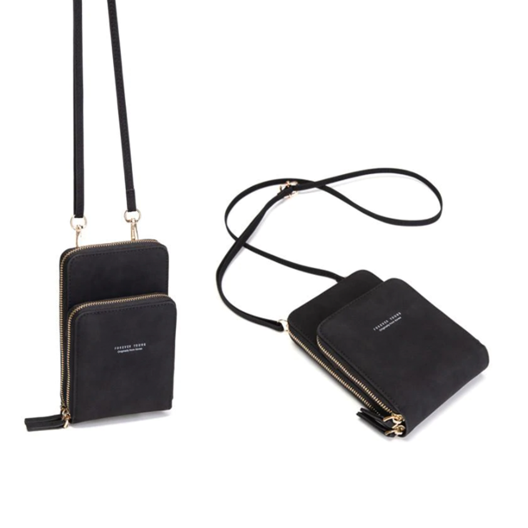 Royallure Triple Secure Leather Phone Crossbody Bag with Stylish Closure System 6