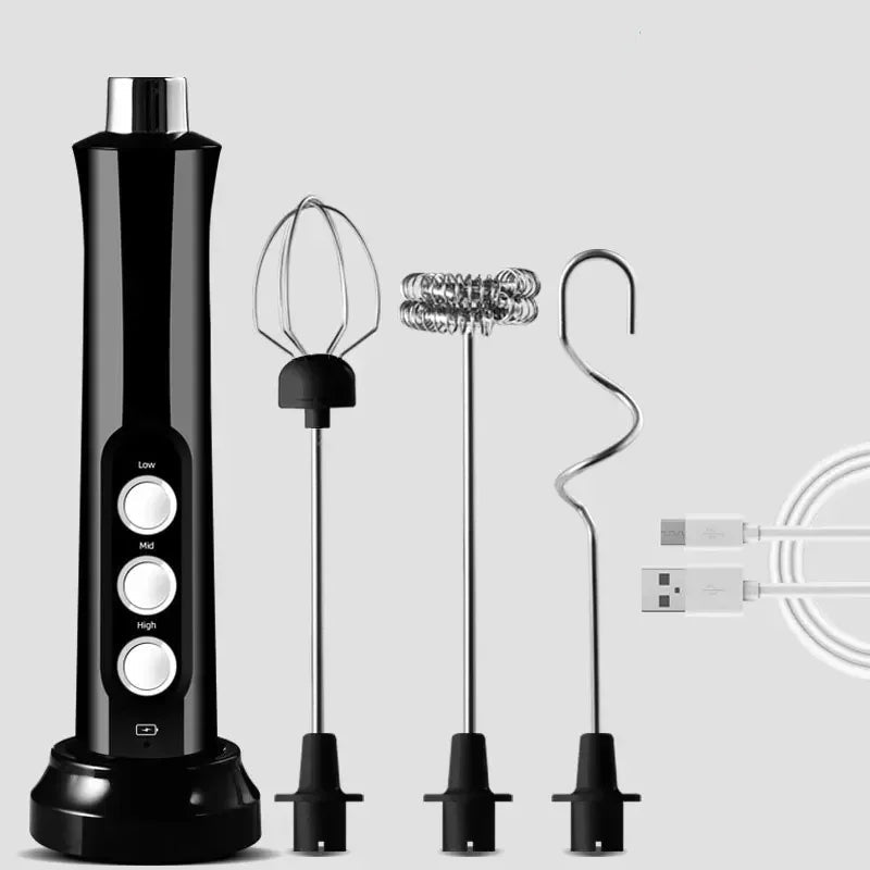 Royallure USB Rechargeable Handheld Milk Frother with 3 Speed Settings - Perfect for Lattes, Cappuccinos, and Hot Chocolate 6