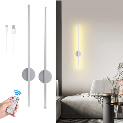 Royallure USB Rechargeable LED Wall Sconce with Magnetic Base and Remote Control – Adjustable Color Temperature for Modern Lighting 0