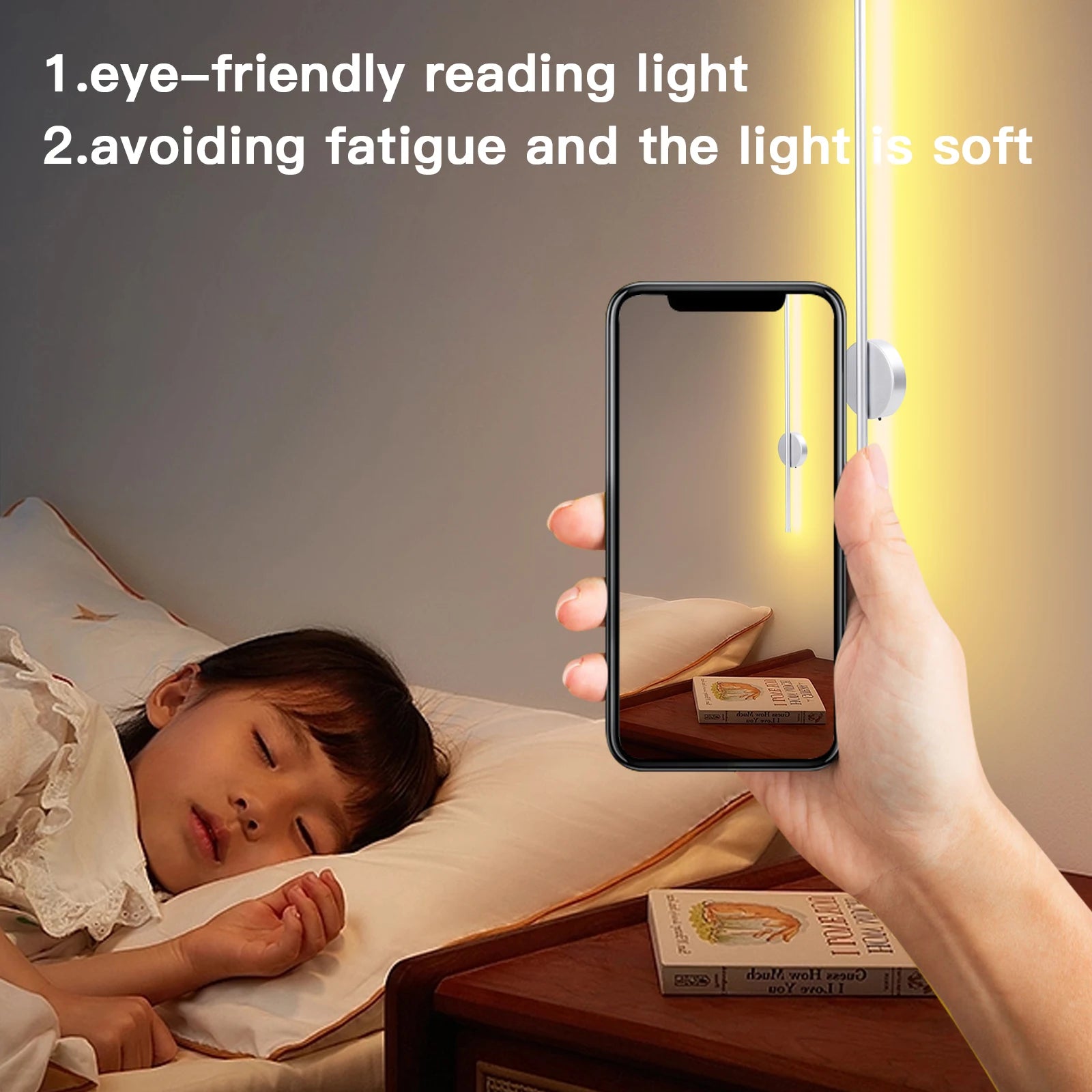 Royallure USB Rechargeable LED Wall Sconce with Magnetic Base and Remote Control – Adjustable Color Temperature for Modern Lighting 3