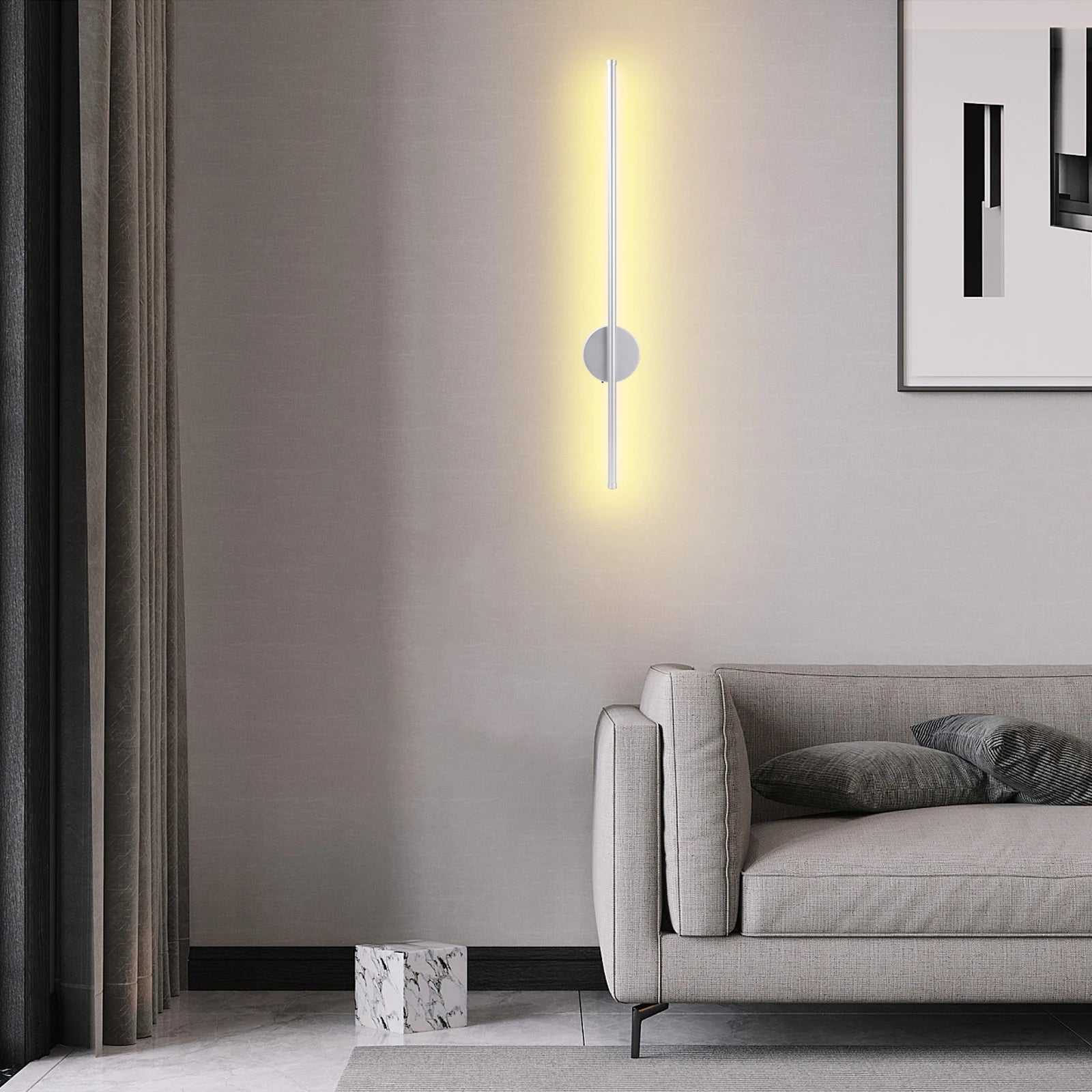 Royallure USB Rechargeable LED Wall Sconce with Magnetic Base and Remote Control – Adjustable Color Temperature for Modern Lighting 7