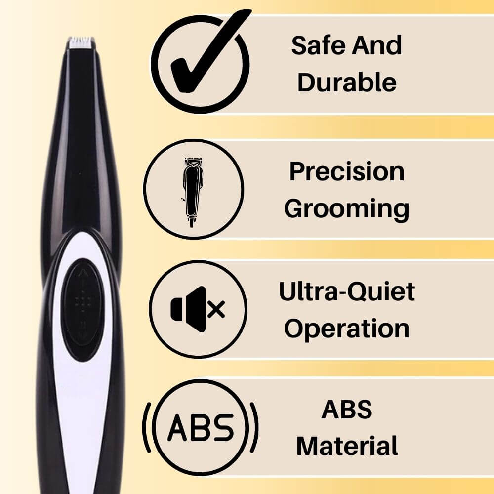 Royallure Ultra-Quiet Pet Trimmer with Safety Blade – Precision Grooming Tool for Stress-Free Pet Care 2