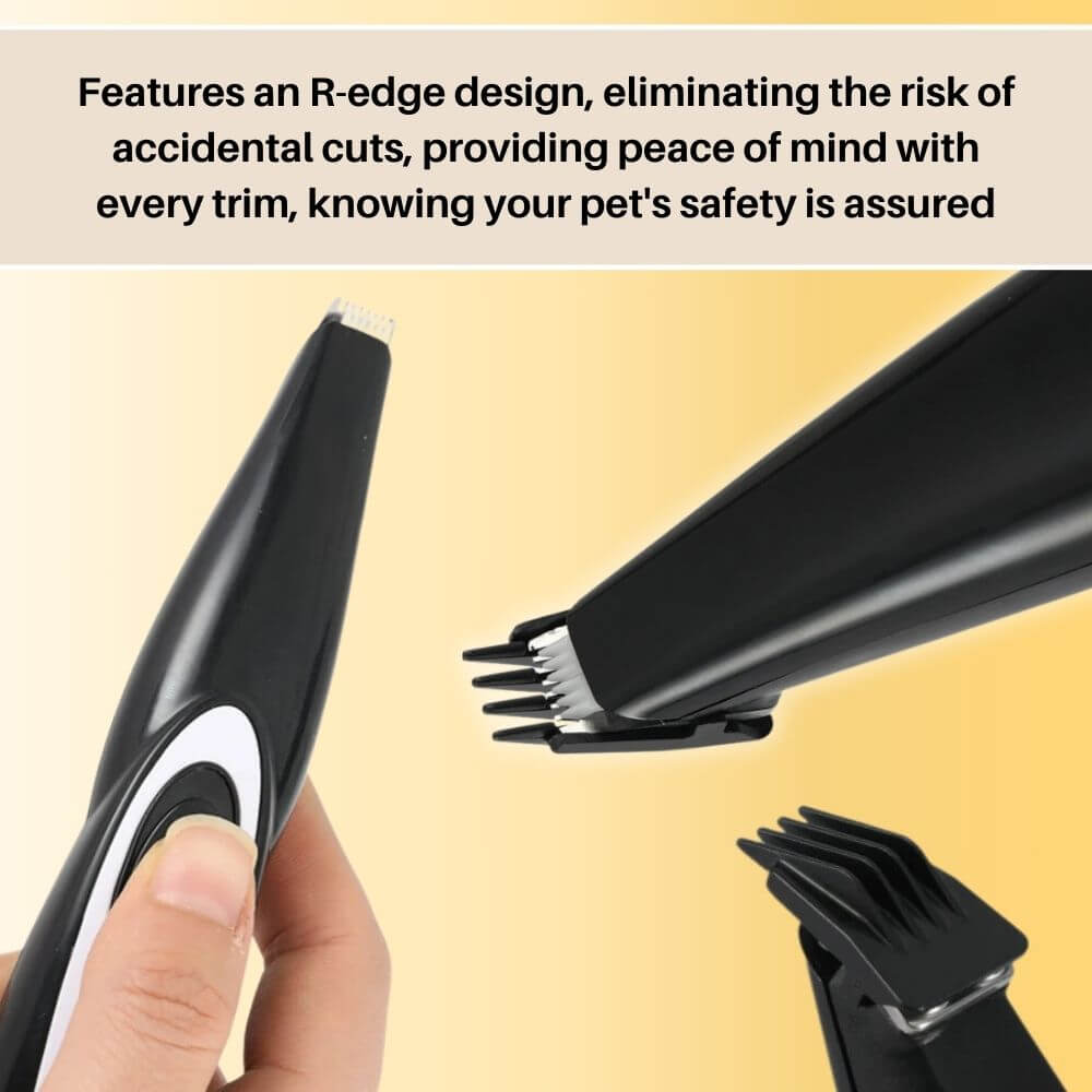 Royallure Ultra-Quiet Pet Trimmer with Safety Blade – Precision Grooming Tool for Stress-Free Pet Care 3