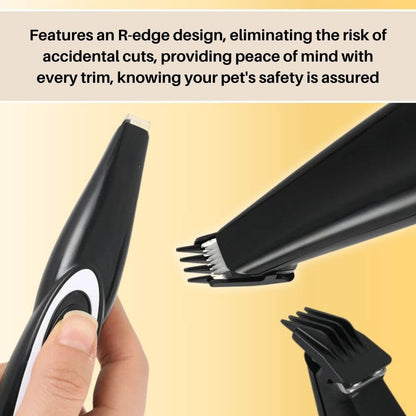 Royallure Ultra-Quiet Pet Trimmer with Safety Blade – Precision Grooming Tool for Stress-Free Pet Care 3