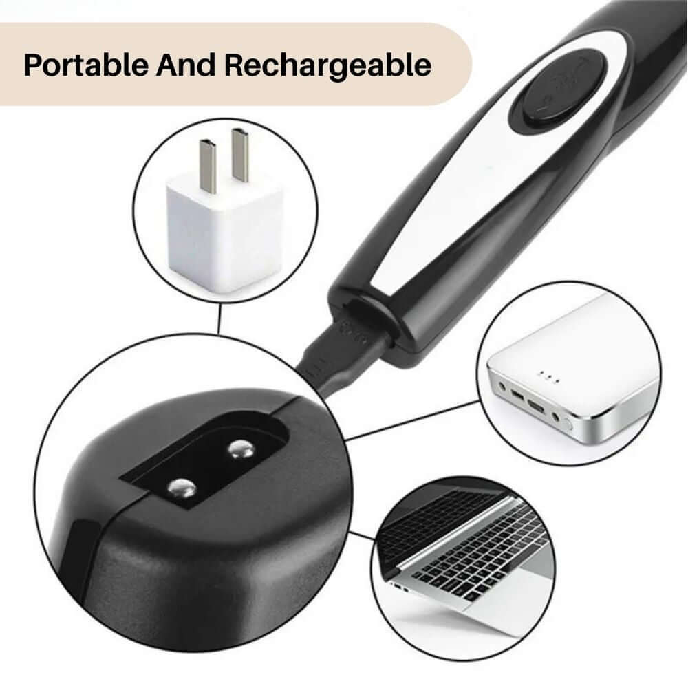Royallure Ultra-Quiet Pet Trimmer with Safety Blade – Precision Grooming Tool for Stress-Free Pet Care 7