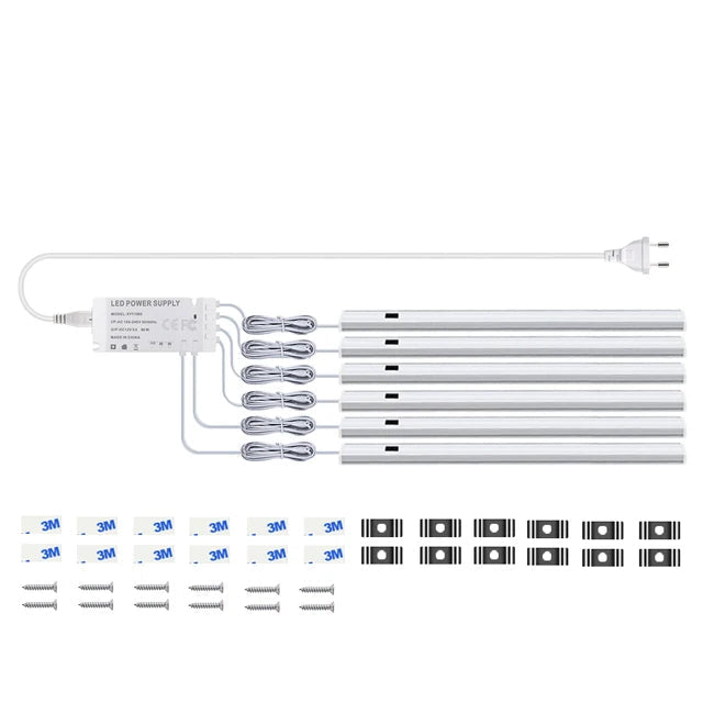 Royallure Under Cabinet LED Lighting with Hand Scan Motion Sensor, Energy-Efficient Kitchen Light 10