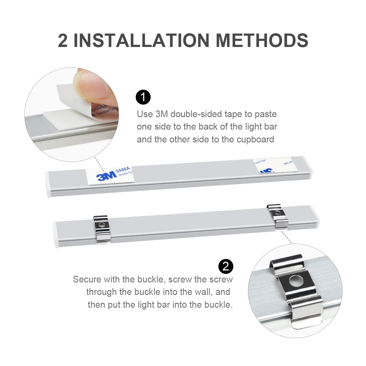 Royallure Under Cabinet LED Lighting with Hand Scan Motion Sensor, Energy-Efficient Kitchen Light 4