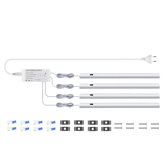 Royallure Under Cabinet LED Lighting with Hand Scan Motion Sensor, Energy-Efficient Kitchen Light 9