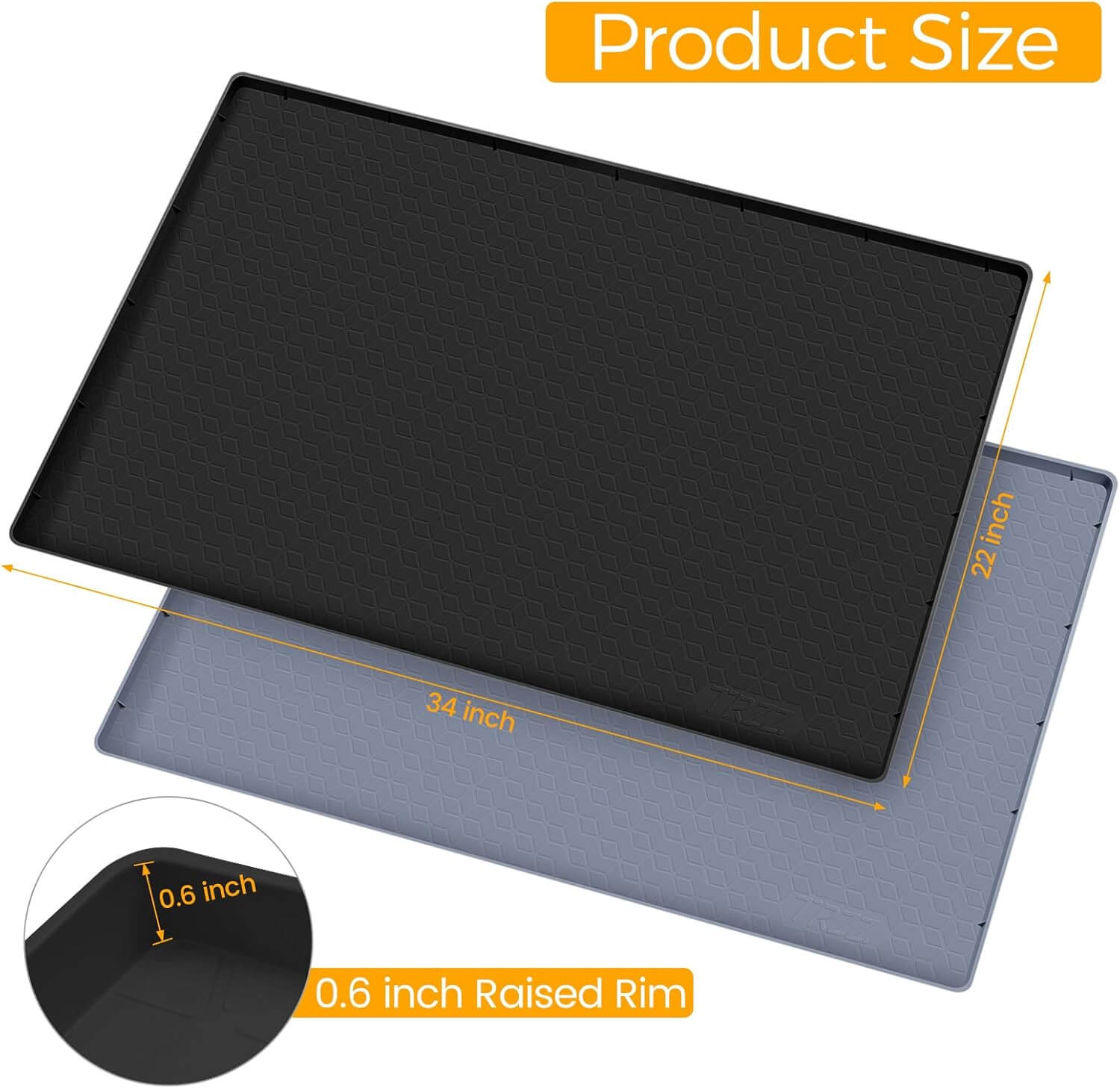Royallure Under Sink Waterproof Silicone Mat – Versatile Shelf Liner for Kitchen and Bathroom 7