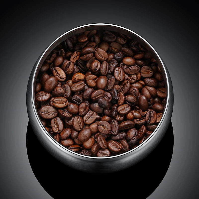 Royallure Vacuum Sealed Coffee Canister – 304 Stainless Steel Moisture-Proof Coffee Container for Bean Storage, Multiple Sizes 5