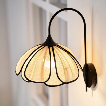 Royallure Vintage Floral Lamp with Rattan Design for Soft Ambient Lighting 1