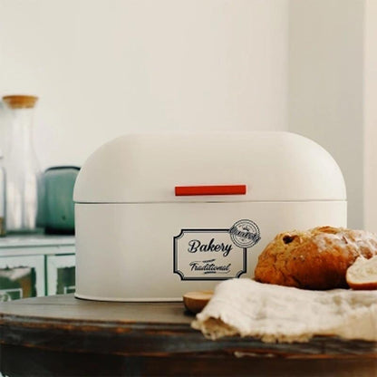 Royallure Vintage Hinged Lid Bread Box for Counter - Stylish Bread Storage Solution 5