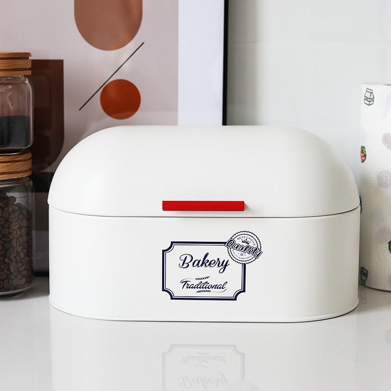 Royallure Vintage Hinged Lid Bread Box for Counter - Stylish Bread Storage Solution 8