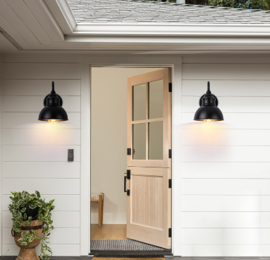 Royallure Vintage Retro Metal Wall Light, IP65 Waterproof Outdoor Sconce 6