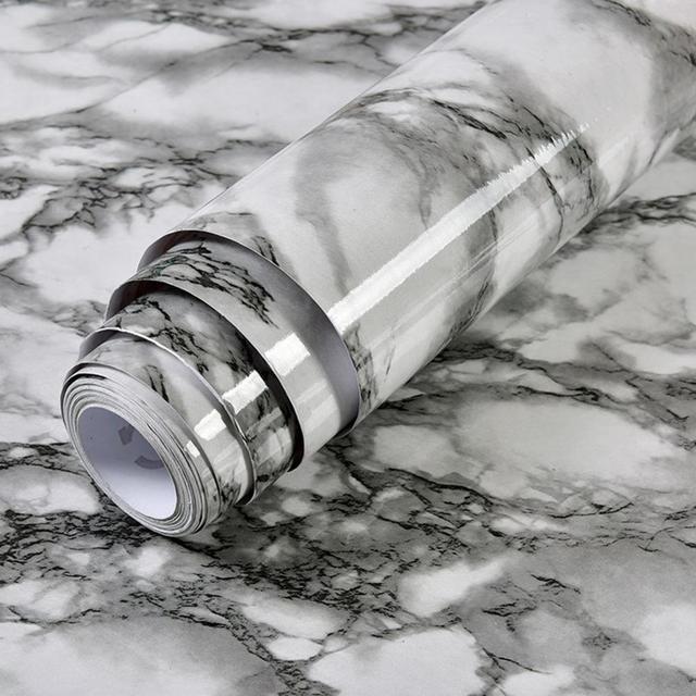 Royallure Waterproof Self-Adhesive Vinyl Marble Wallpaper for Easy Home Makeover 17