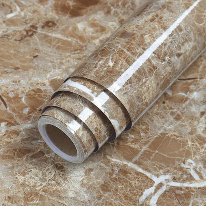 Royallure Waterproof Self-Adhesive Vinyl Marble Wallpaper for Easy Home Makeover 19