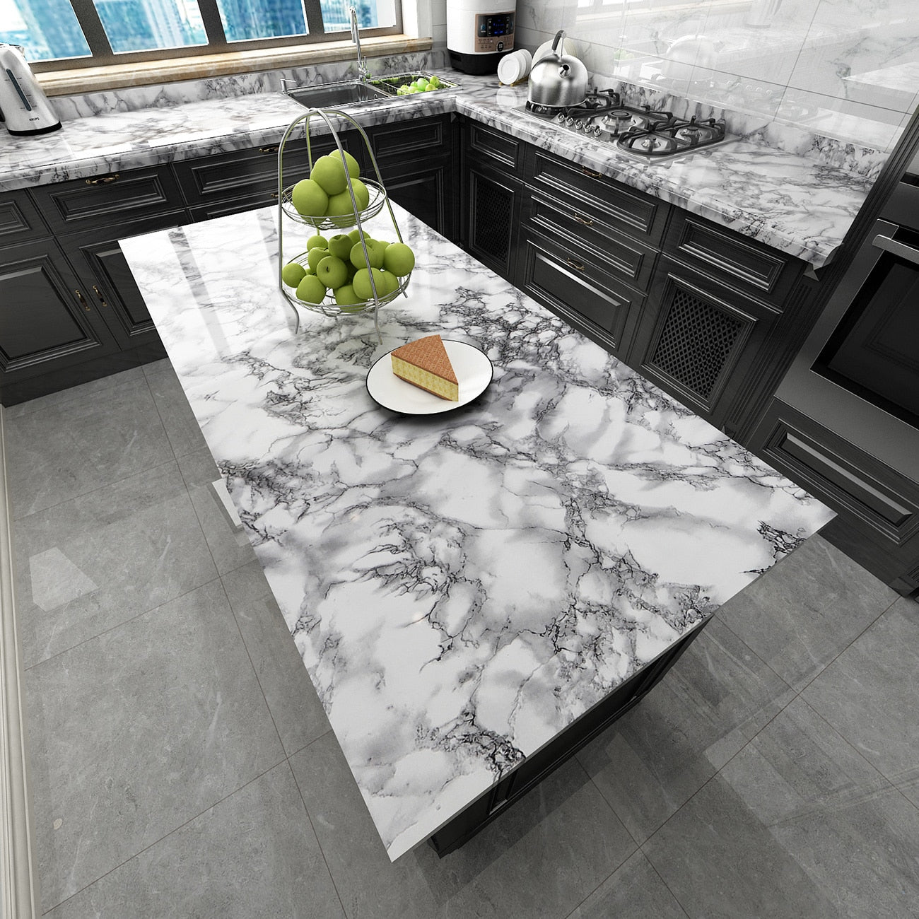 Royallure Waterproof Self-Adhesive Vinyl Marble Wallpaper for Easy Home Makeover 4