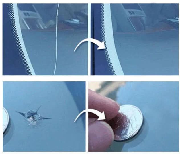 Royallure Windshield Repair Kit - Best Glass Chip & Crack Repair for Quick Restoration 3