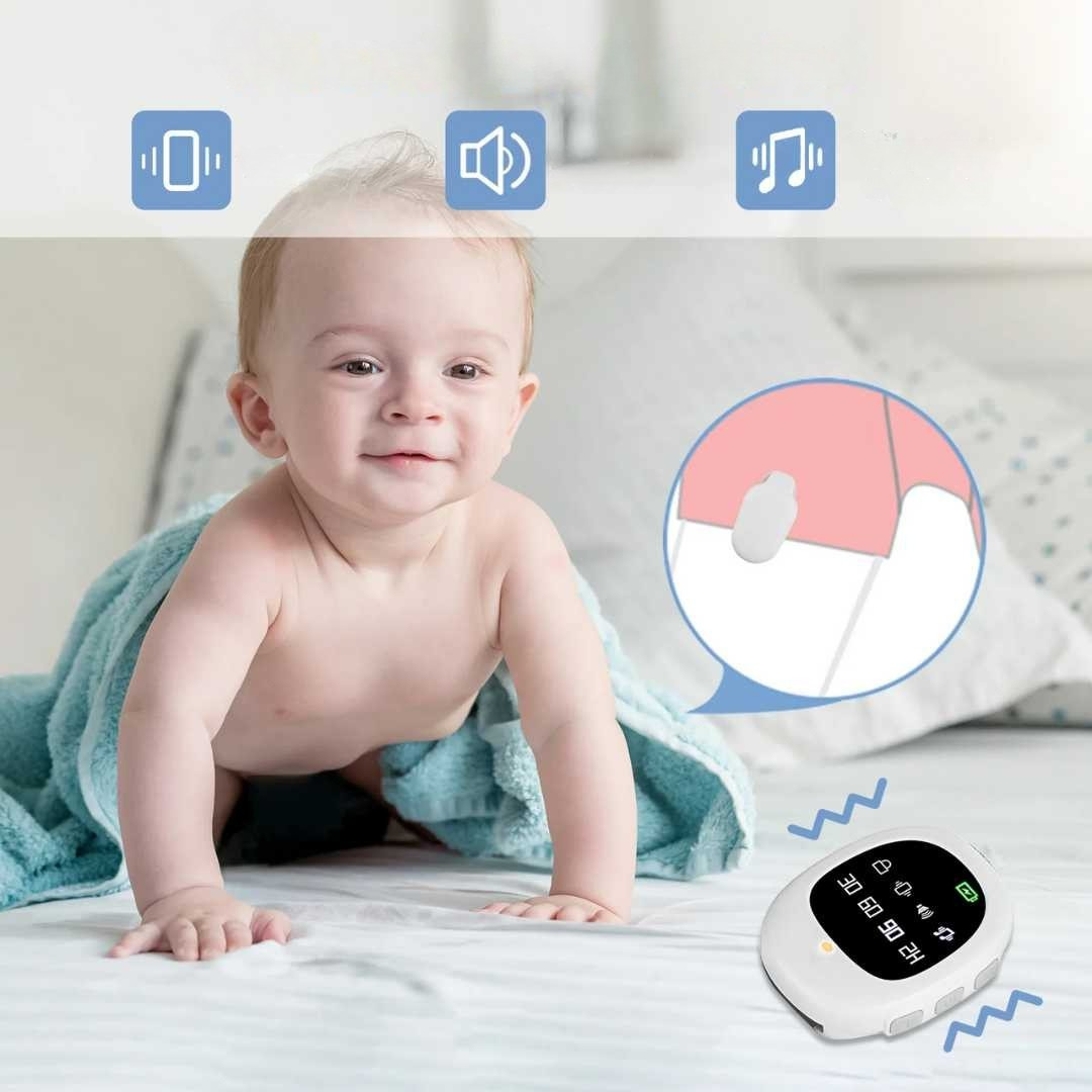 Royallure Wireless Bedwetting Alarm with Vibration Sensor for Potty Training – Rechargeable, Easy to Use, 40m Range 1