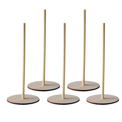 Royallure Wooden Donut Stand and Holder for Displaying Donuts and Desserts 7