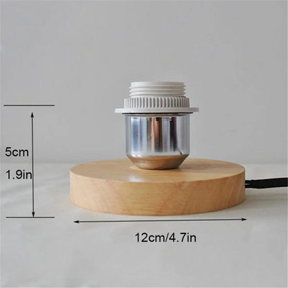 Royallure Wooden Table Lamp Base with E27 Holder & On/Off Switch for Home Lighting