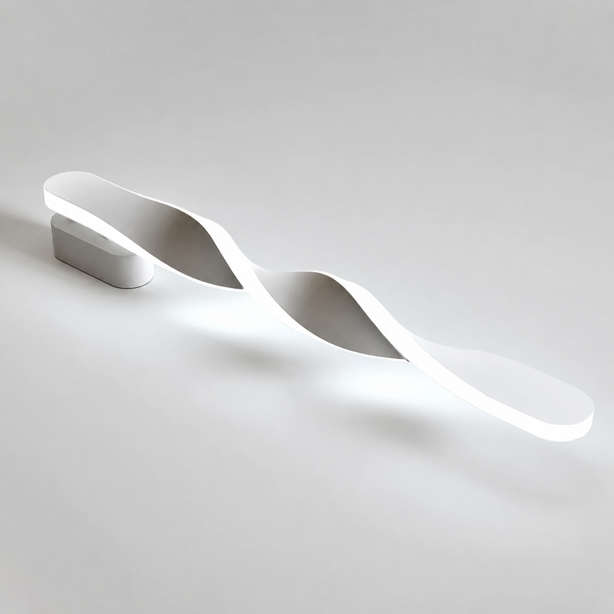 Royelux Modern Spiral LED Wall Sconce Dimmable Minimalist Wall Light