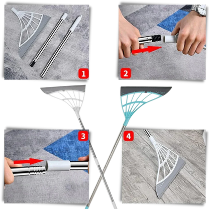 Luxora Telescopic Rubber Sweeper for Easy Cleaning