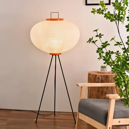 Royallure Minimalist Japanese Rice Paper Floor Lamp - Modern LED Lighting Solution