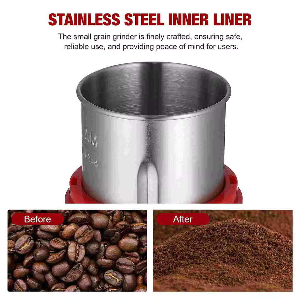 Royallure Electric Pill Crusher Grinder – Stainless Steel Automatic Pulverizer for Fine Powder