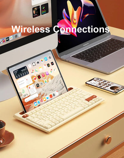 Luxora Wireless Bluetooth Tablet Keyboard for Multidevice Use