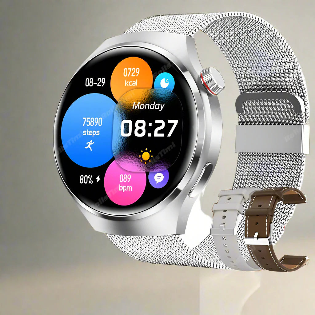 Luxora Pro 2025 Smartwatch – Advanced Health & Fitness Tracker