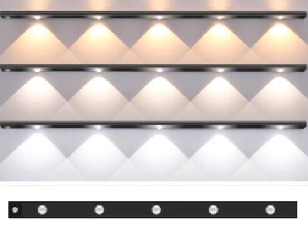 RoyaleGlow Indoor LED Motion Sensor Lamp - Rechargeable & Adjustable