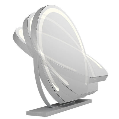 RoyaleGlow Lighted Vanity Mirror with Smart Touch & 360° Rotation