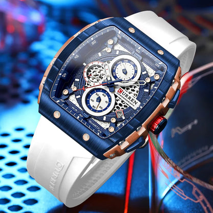 RoyaleGlow Apex Curren Chronograph Elegant Watch for Men