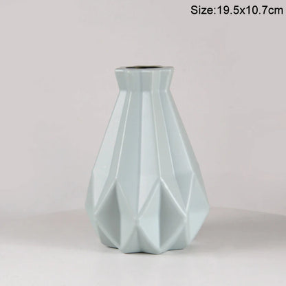 Royelux Nordic Ceramic Plastic Vase - Elegant Modern Home & Event Décor